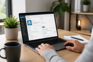 WordPress Beginner Guide dashboard setup tutorial