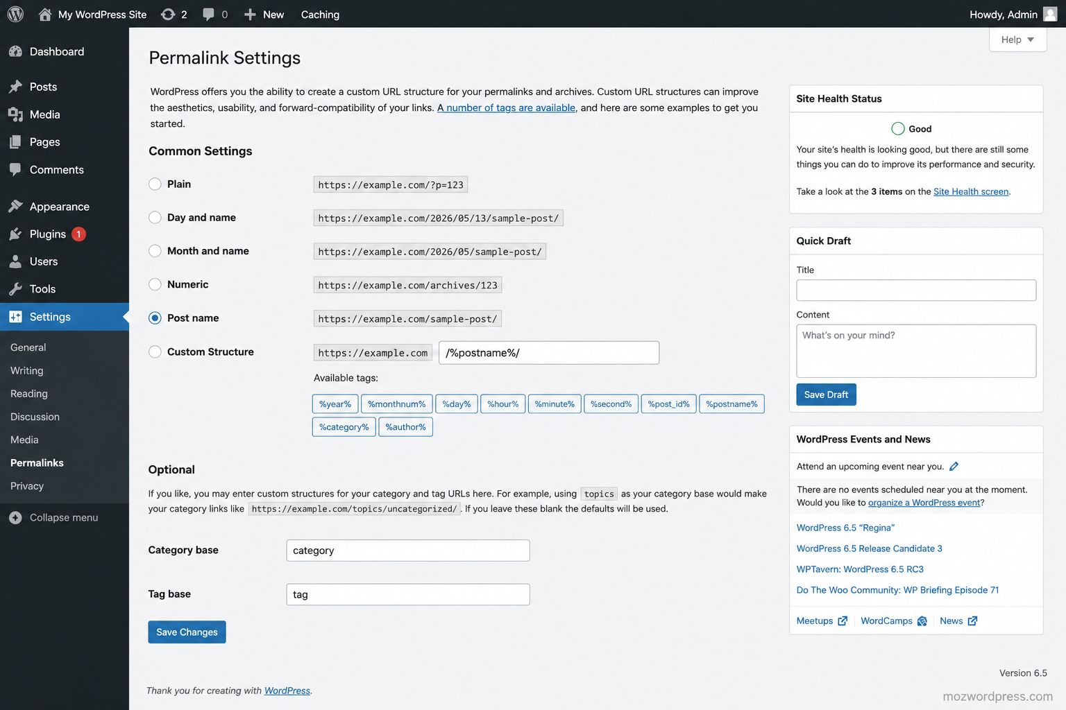 Common WordPress mistakes beginners make during initial setup dashboard configuration