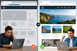 Common WordPress mistakes beginners make affecting website speed and performance optimization